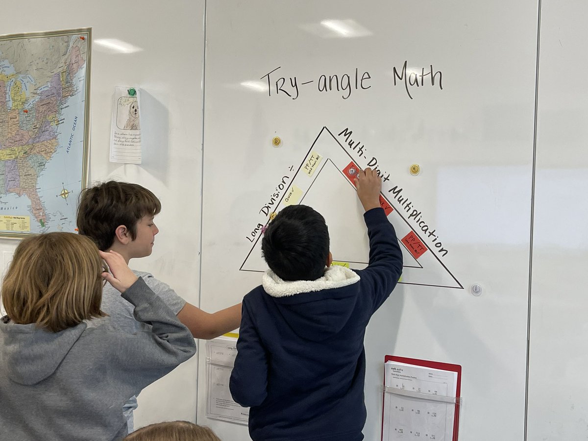mrsjodihetman's tweet photo. We are excited to show @JoyceLPushpak and @LearnandLead209 how we do math in our classroom tomorrow! #StudentChoice #selfpace #mathematics https://t.co/bu0GXdOfre