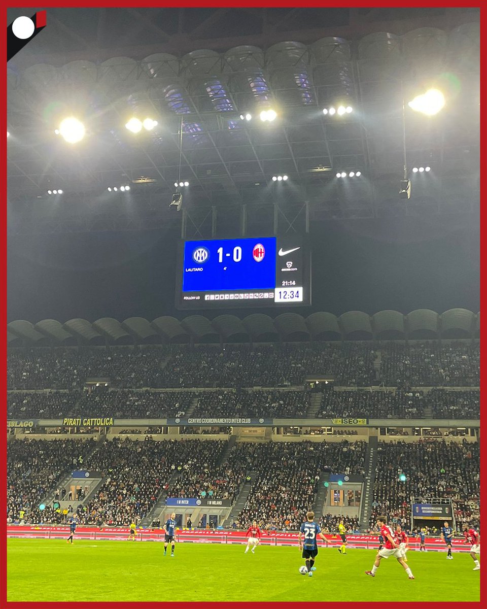 CB_Ignoranza's tweet photo. Il gol di Lautaro al 4’ fa capire subito che sarà un derby spettacolare 👀

grazie a @DigitalBitsOrg per averci buttato nell’inferno di San Siro 🔥

#InterMilan #DerbyDellaMadonnina https://t.co/R2mqNyqr78