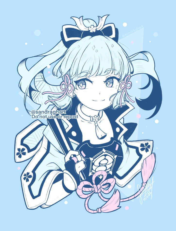 神里绫华 「Kamisato Ayaka from #GenshinImpact! ❄️ A」|🌠 ​ Sandra 🌠 FicZone 2023のイラスト