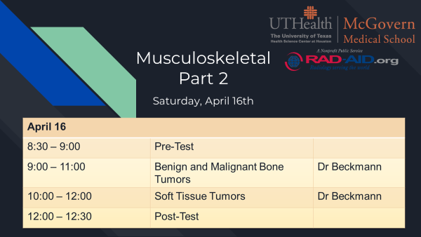 AidRad's tweet photo. We want to express our sincere gratitude and appreciation to @NBeckmann_MD for giving great lectures the last two weekends. Dr. Beckman presented very high-yield MSK topics with pre and post-test questions.
The Moroccan residents and UTH RAD-AID team are thankful for his support! https://t.co/texPCel1Ve