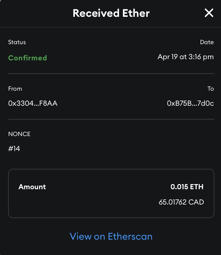 nfts_kyle's tweet photo. This is proof that @4evaFamouss does not play around! 😈
Go give this legend a follow right now!
That’s a #famousfact
Big thanks for the .015 ETH!🎉😁 https://t.co/fiNHiopRaE