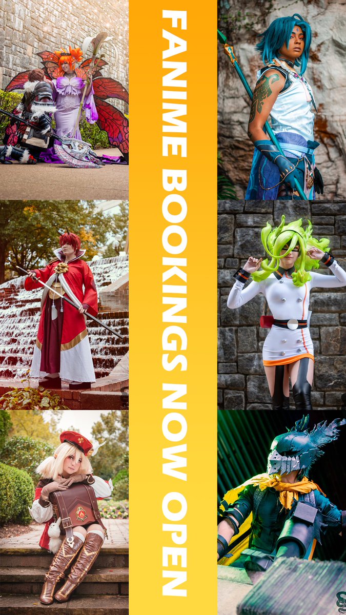 cellaira_vision's tweet photo. Bookings for #fanime2022 are open! This is my first time attending and shooting at Fanime! See you guys there! If you would like to work together please fill out the form below ❤️ shares appreciated as always https://t.co/8S01mI4MPV