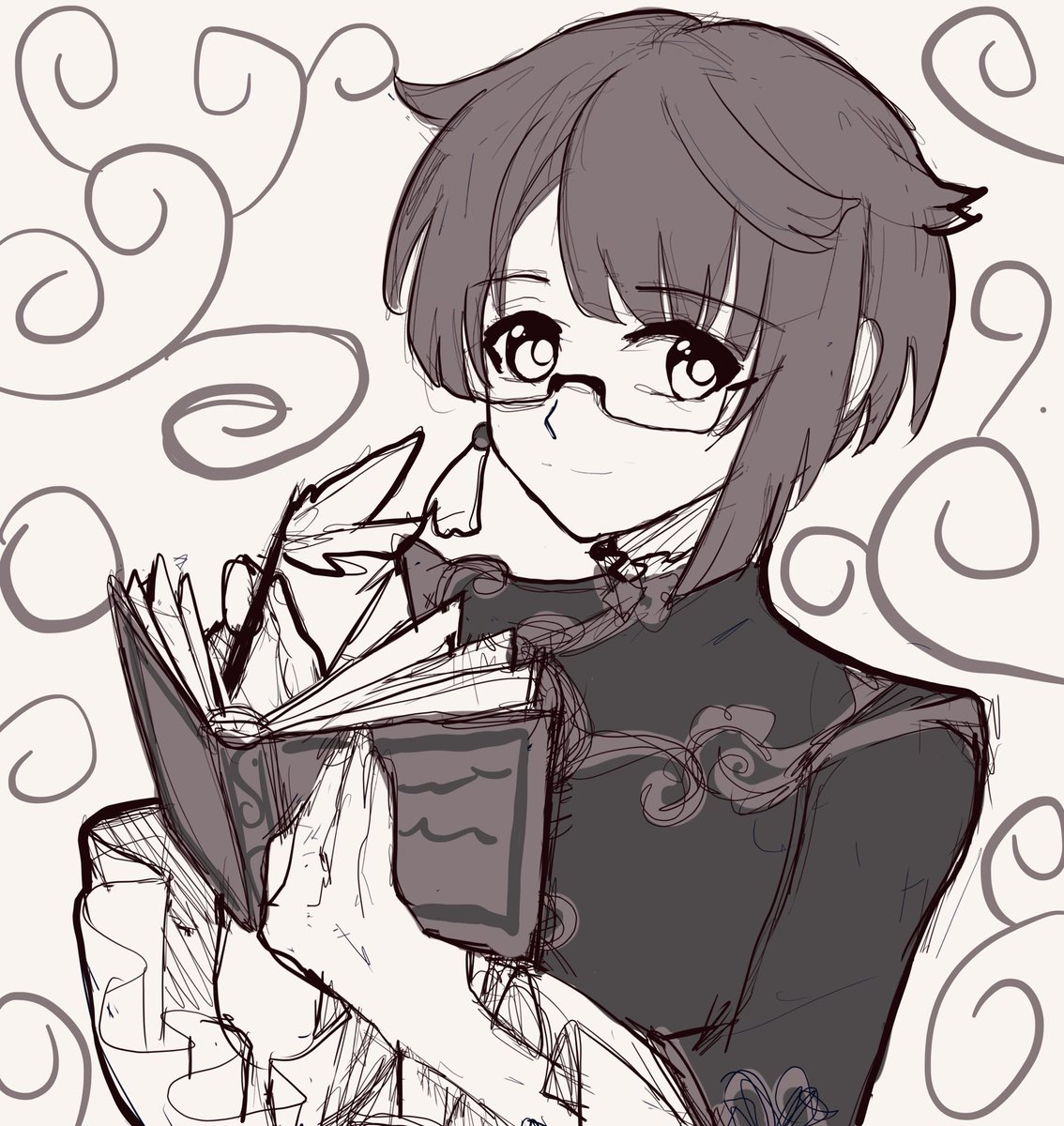 Xingqiu  sketch 