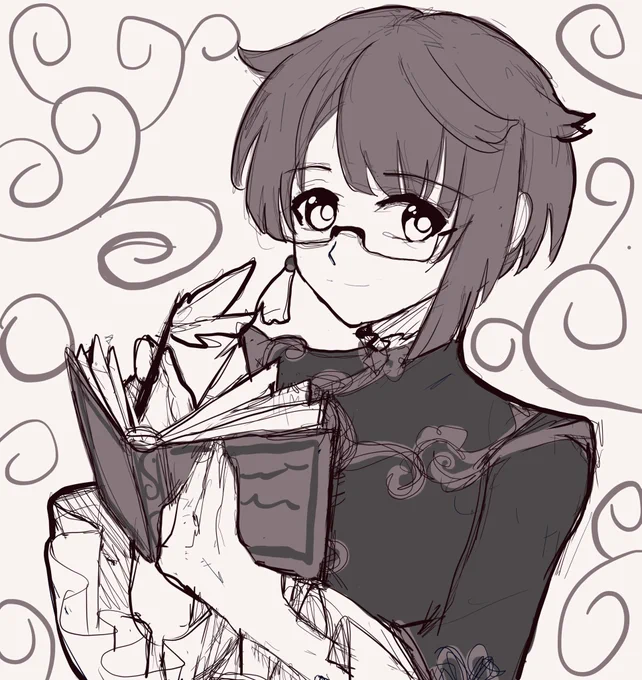 Xingqiu  sketch 