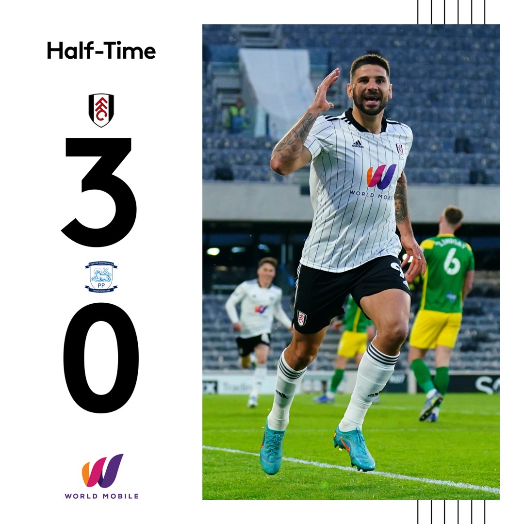 FulhamFC's tweet photo. Fully firing at the interval. 🔥

#FULPNE https://t.co/WqoiDbmKNf