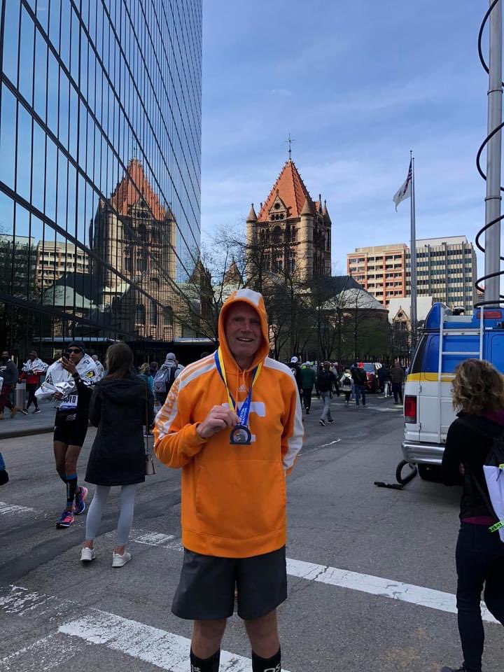 Nothing like the Boston Marathon! #45/50 in the books…let the countdown begin! #RunMikeRun #FightEwingSarcoma