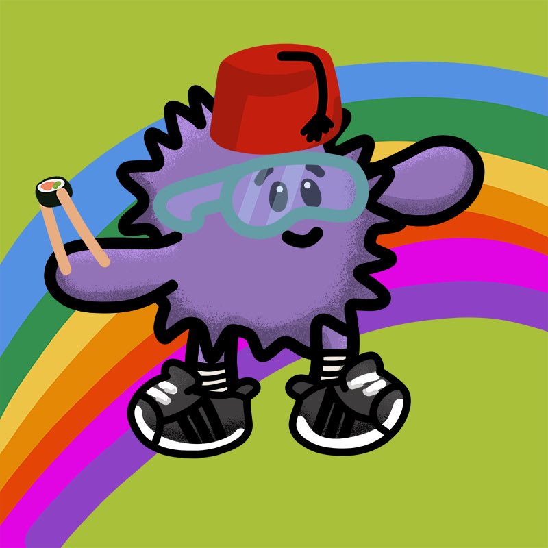 GM - I am coasting today! Who’s joining me?! 🌈 🤧 #goingviral #Blessu!