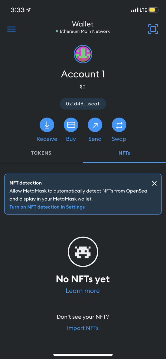 CALInft4's tweet photo. @StevenAscher Not sure how else I can confirm that I don’t have any nfts https://t.co/xElZZxDyL2