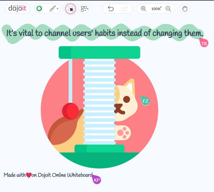 tkjeda's tweet photo. Tip#85: Itβs vital to channel users' habits instead of changing them.
Cats π are supposed to scratch πΎ to sharpen their nails. To prevent them from scratching your furnitures, put scratchers next to it. π
Tool used: https://t.co/MgBD7hlsYB
#100UXTips #ux #design https://t.co/Ac5L44mbG6