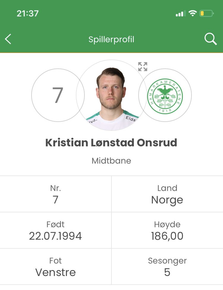 Thiago leverer som 7’er til Kamma #2pl <a href="/kentings7/">Kent Stenseth</a>
