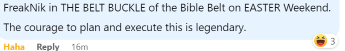 28andJefferson's tweet image. #TSUtwitter,  yall did #freaknik doing Easter? We don&apos;t know if we should applaud or scorn yall. #legendary