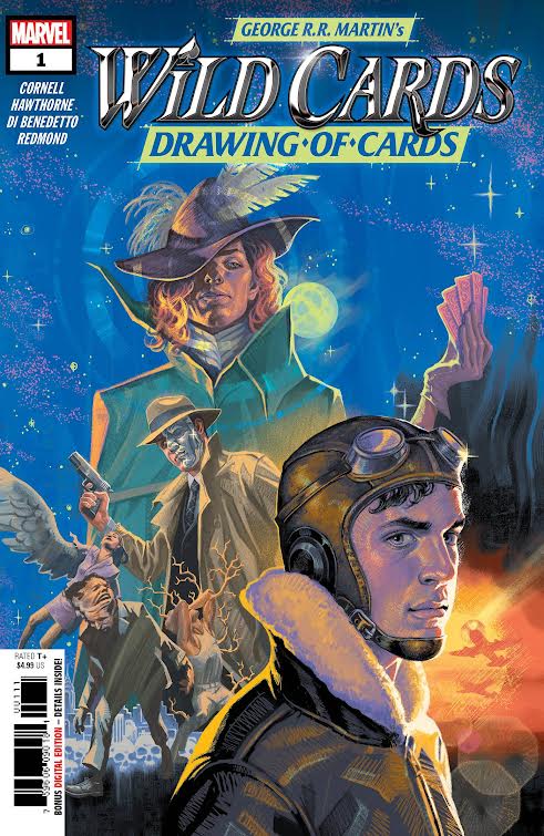 The first issue of Wild Cards: Drawing of Cards from  #Marvel l will be out on June 15th,  the last day you can order in comic stores is on May 14th. 

ow.ly/WIWf50IL8s7

cover by Steve Morris.