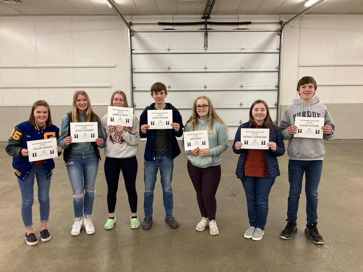 Congrats to the 21-22 Youth Leadership Hancock County graduates. #gcsc