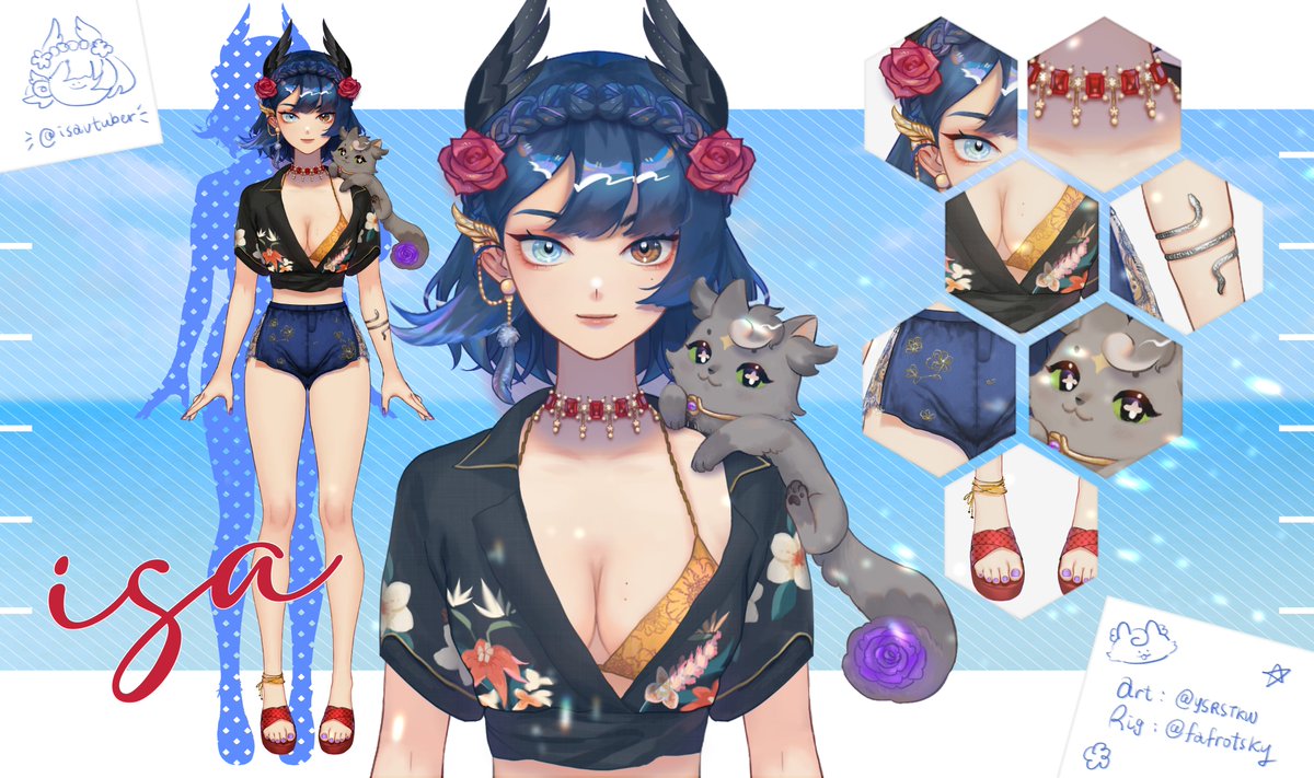 BABE NEW CROW JUST DROPPED 
A new outfit to celebrate my 1 year anniversary! The model will be revealed along with a concert on the 30th! Can you guess the theme? I hope you love Season 3 as much as I do 🥂🎉

Also please say hi to Noodle🐱
#isaぁーと #W3354 #RadioCrow
🎨@ysrstkw