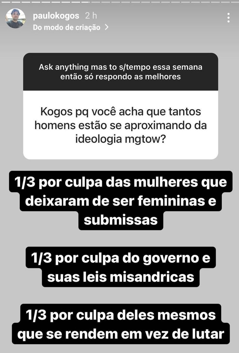 O que você acha do Movimento Masculinista (MGTOW)?, Page 50