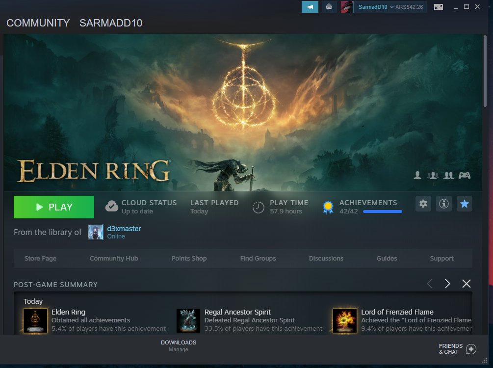 اخيرا تم بلاتينيوم 
#EldenRing