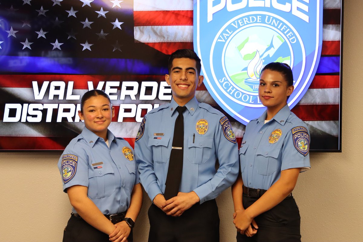 VVUSDPD's tweet photo. Congratulations to Explorer Yanez who was promoted to the first Val Verde Explorer Post 975 Sergeant! #vvusdpd #explorerpost975 #promotion #vvusd https://t.co/VOinvhcx0G