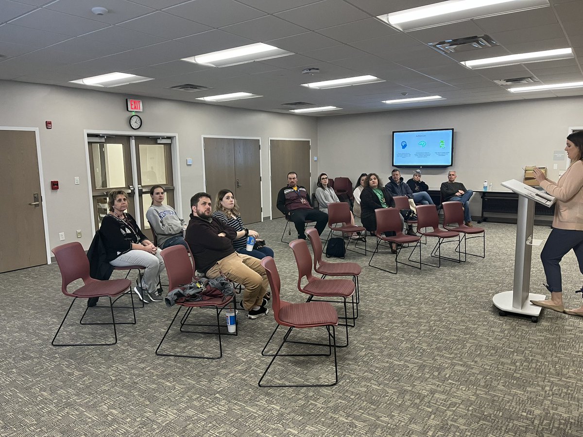 RMSPrincipal06's tweet image. Thank You to Dr. Haileigh Ross a specialist in addiction medicine and a 2006 Russell Grad for training the RIS Family on understanding addiction in families. Once a Devil Always a Devil! @russellind #RDN @KCSSnews