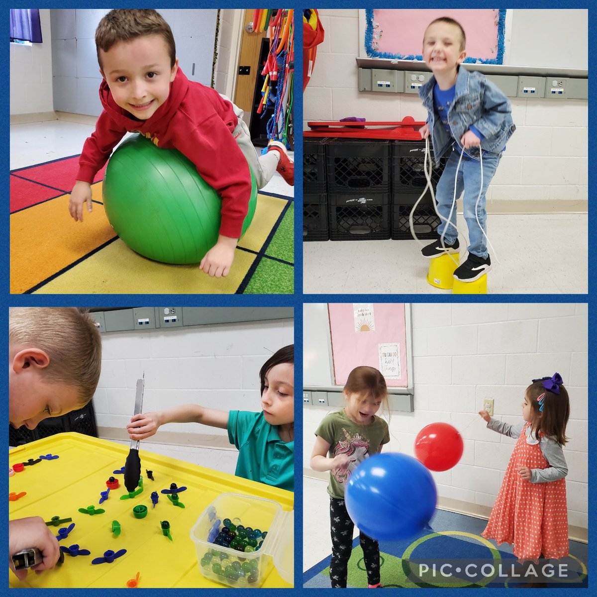 Motor Lab is our fave, so many skills <a href="/NSDCarver/">Carver Elementary</a> #KinderCats #tweetingtuesday