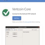 Image for the Tweet beginning: Vertcoin Core is now available