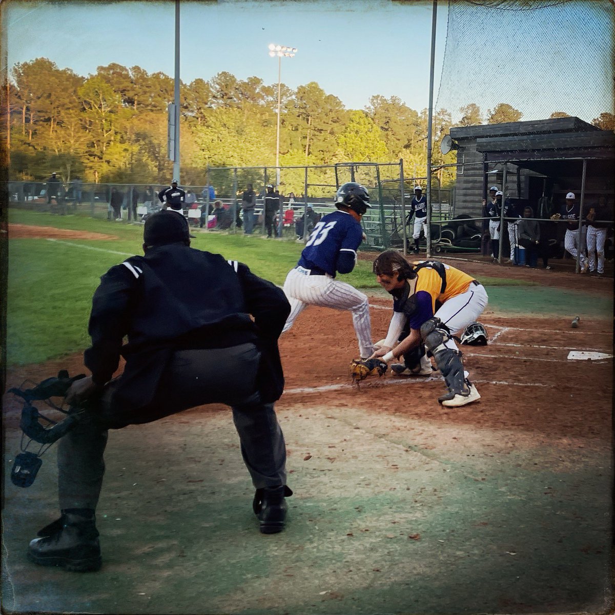 will_okun's tweet image. Out at the plate @RHSBASE