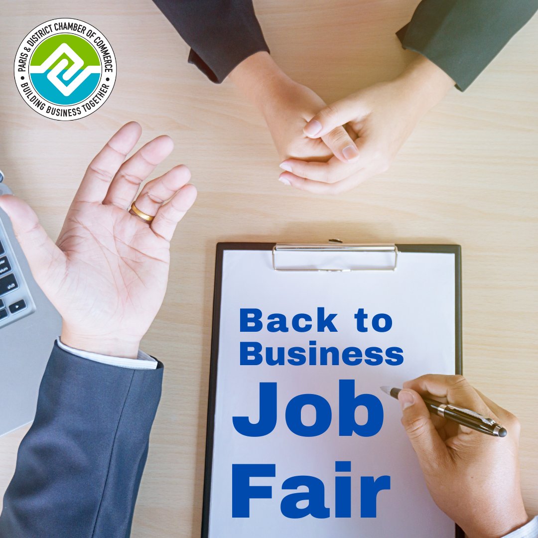 paris_chamber's tweet photo. Job Seekers: Join us at the County of Brant Job Fair on May 12, 2022     Looking to hire? Has your business registered for our May 12 Job Fair?
Register online - limited spaces remain
https://t.co/9QS5ukiRX7 #LoveLocalBrant #PDCC #JobFair #BetterTogether https://t.co/eIVCwZVV8d