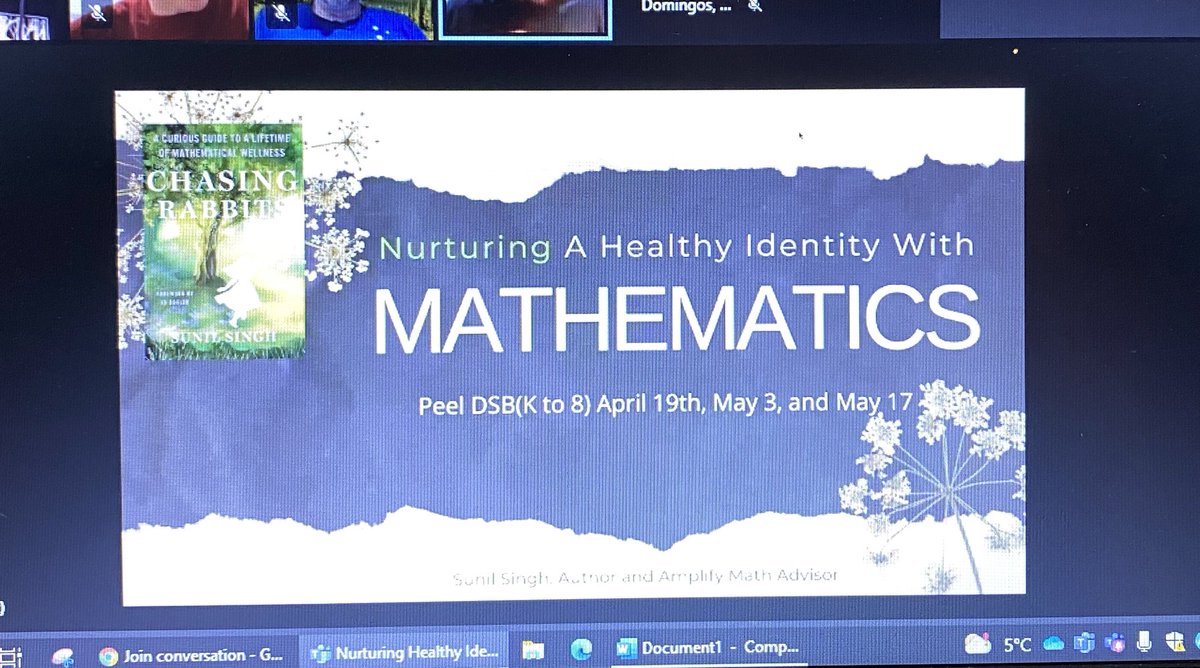 T. Toor (@misstoor_) on Twitter photo What a great way to spend my evening! Thank you <a href="/Mathgarden/">Sunil Singh</a> for talking about romancing prime numbers & sharing your stories in today’s session. Looking forward to more “Nurturing Healthy Identity In Mathematics” sessions & reading these fantastic texts! <a href="/PeelSchools/">Peel District School Board</a> <a href="/amyalznauer/">amy alznauer</a> What a great way to spend my evening! Thank you <a href="/Mathgarden/">Sunil Singh</a> for talking about romancing prime numbers & sharing your stories in today’s session. Looking forward to more “Nurturing Healthy Identity In Mathematics” sessions & reading these fantastic texts! <a href="/PeelSchools/">Peel District School Board</a> <a href="/amyalznauer/">amy alznauer</a>