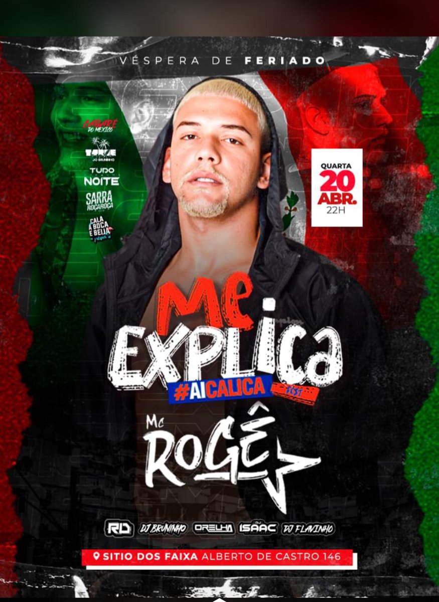 meexplicafest's tweet photo. Quarta feira véspera de feriado o coro come na Me Explica no Sítio dos Faixas e vcs são meus convidados ❤️🔥😍 https://t.co/LCTPHtJdT3