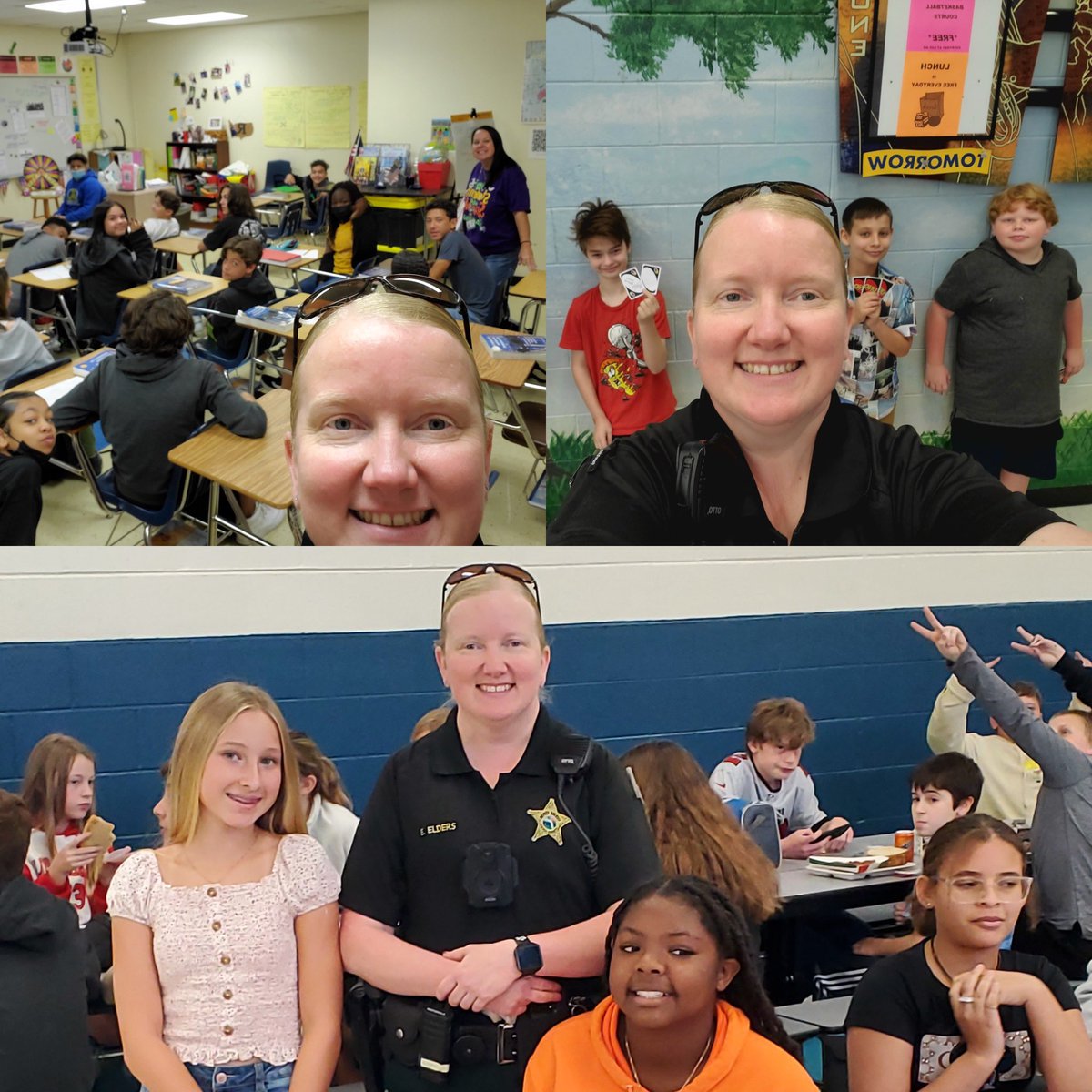 PineViewMiddle's tweet image. Appreciative of the support our staff and Ss receive from Corporal Elders @mhetzlernettles #ibstrong #springsuccess