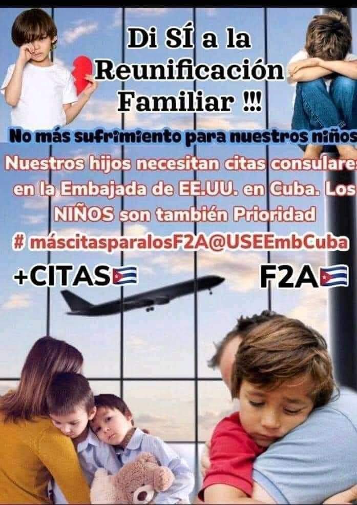 EdyCast08834862's tweet photo. #ConsularServicesInCuba @POTUS @SecBlinken @KamalaHarris necesitamos que den citas para als demás categorías en la habana, por favor quiero estar junto a mi papá, no mas sufrimiento por favor Hagan algo!!estamos haciendo todo legal, todo pagado ect.. Ayúdennos 🙏🙏🙏 https://t.co/Glovieatbx
