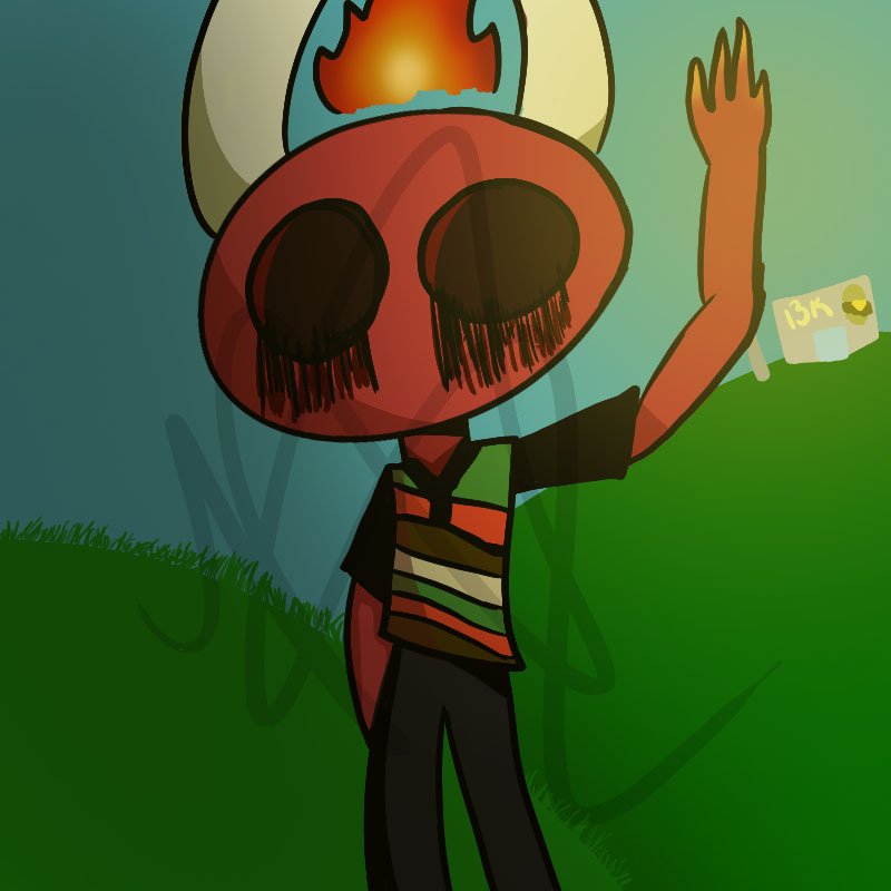 AceArtistGam's tweet photo. The Food Demon works at Burger King. 
#spookysjumpscaremantion #BurgerKing #fooddemon #art #artwork #Imsorryforbeingsoinactive https://t.co/UrgG9jXLQG
