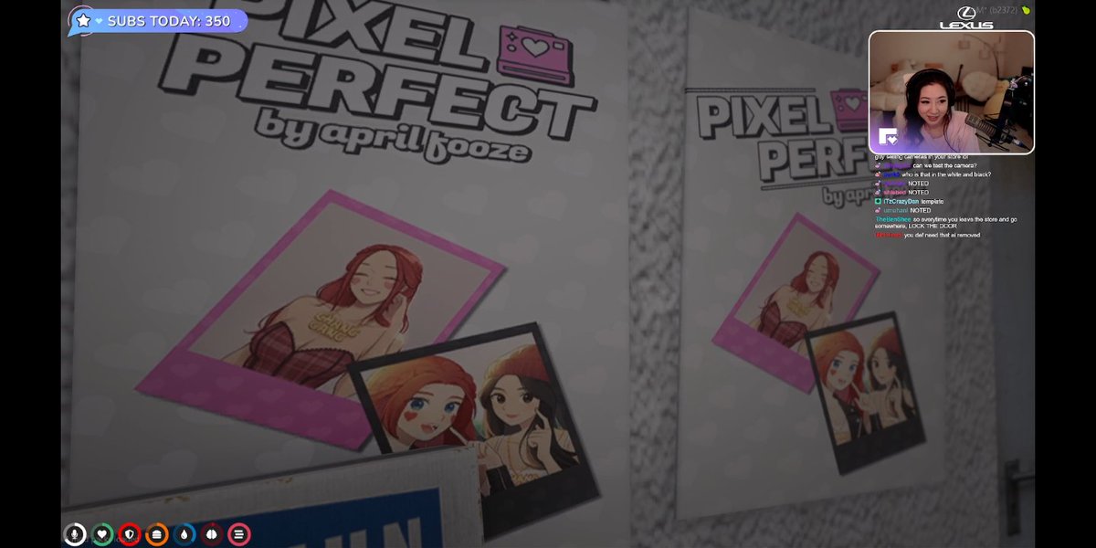 PinkLfa's tweet image. love how april is adimiring herself while literally everyone is discussing serious bussiness sh*t