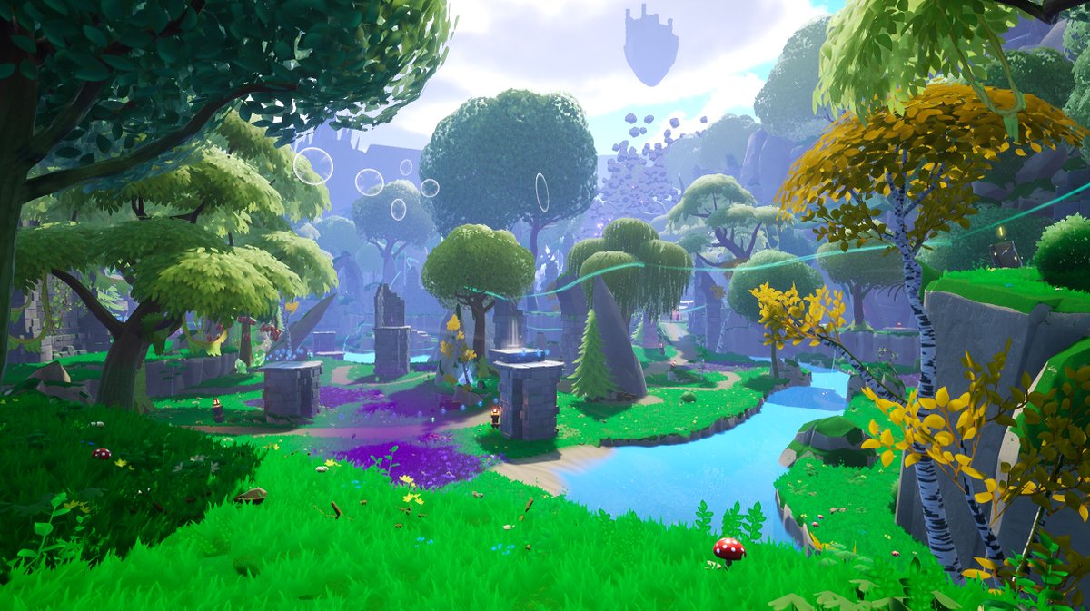 GlydeTheDragon's tweet image. Worked on the main area today, got rid of some excess open spaces and added some places for platforming to make things more interesting! Collectibles and treasure is just waiting to be found :)
#gamedev #madewithunreal #IndieGameDev #UnrealEngine #GlydeTheDragon #UE4