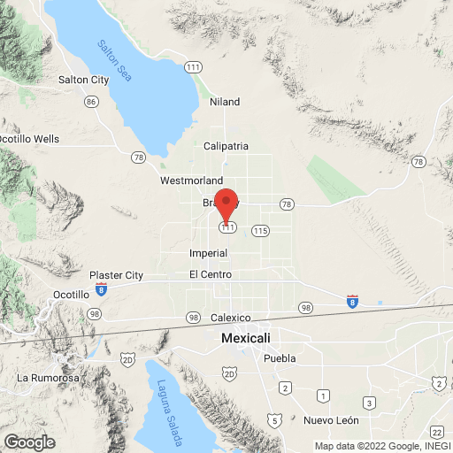 3.85 earthquake 7km SSE of Brawley, CA at Tue Apr 19 13:30:08 PT. earthquake.usgs.gov/earthquakes/ev…