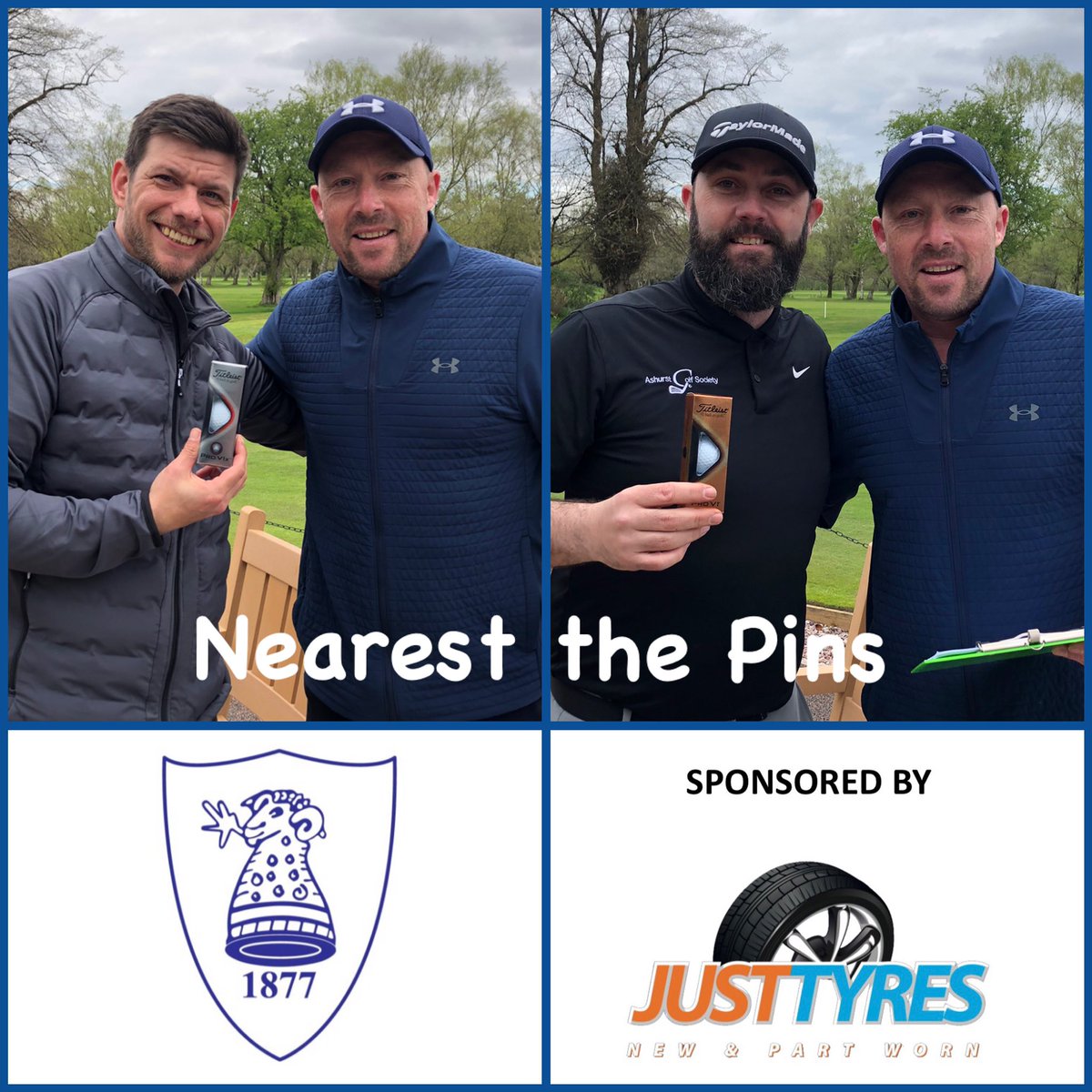 ashurst_golf's tweet image. Order of Merit Round 3 @HaydockParkGC 

🥇Stu Berkley
🥈Lewis Carroll 
🥉John Carroll

Prizes: @ClarkesGolf vouchers

Nearest the pins:

12th - Baz Hilton
18th - Ste Wilson

Thanks to JustTyres for their sponsor 🤝