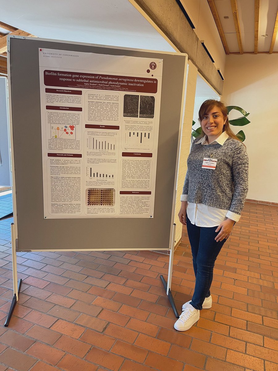saghar_hendiani's tweet photo. Poster presentation at
#Danishbiofilmworkgroup 
#Biofilms #Sandlab https://t.co/UpQskeuU5e