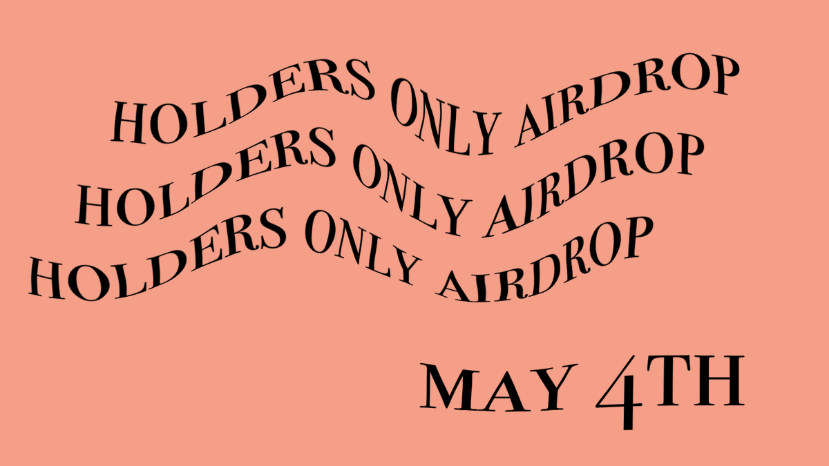 RoundedCrowns's tweet photo. Become  a HOLDER of our genesis collection before May 4th, 4:44 PM EST to receive an exclusive Airdrop.  This goodie will be made in a limited number, reflective of the holders at that time. And it's a surprise. 💙 I'll drop some hintsss along the way. 

https://t.co/AlkF0Tb50B https://t.co/qvCx3HtDpR