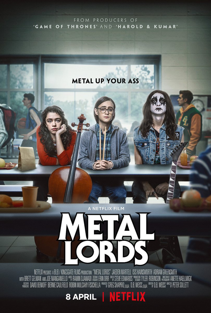 AnaIsabel_Photo's tweet photo. Looking for something to watch on Netflix?
🤘 METAL LORDS 🤘
So good I watched it twice this weekend.
Of course I may be biased as I pretty much knew every song played in the movie. 😁
#MetalHeadforLife https://t.co/HMumLSJnZI