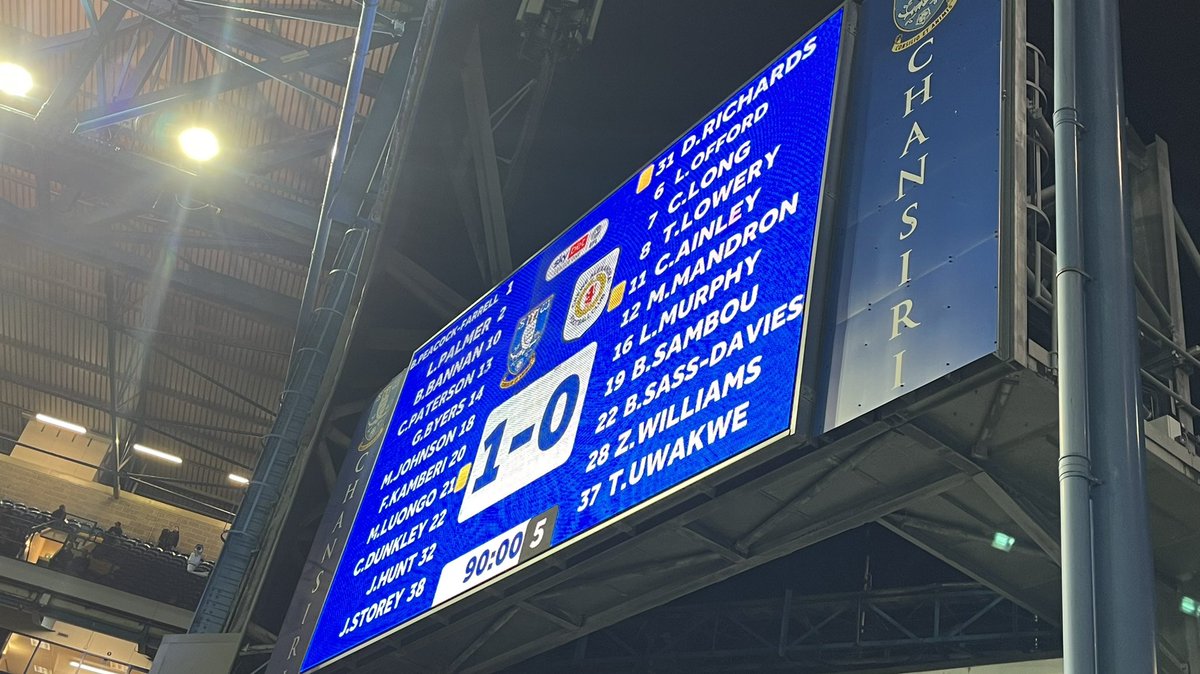 dstevens's tweet photo. Encouraging performance from @crewealexfc as they lose narrowly versus @swfc at #Hillsborough 1-0 to a second half penalty. #SHWCRE #CreweAlex https://t.co/F5R9ubSLnh