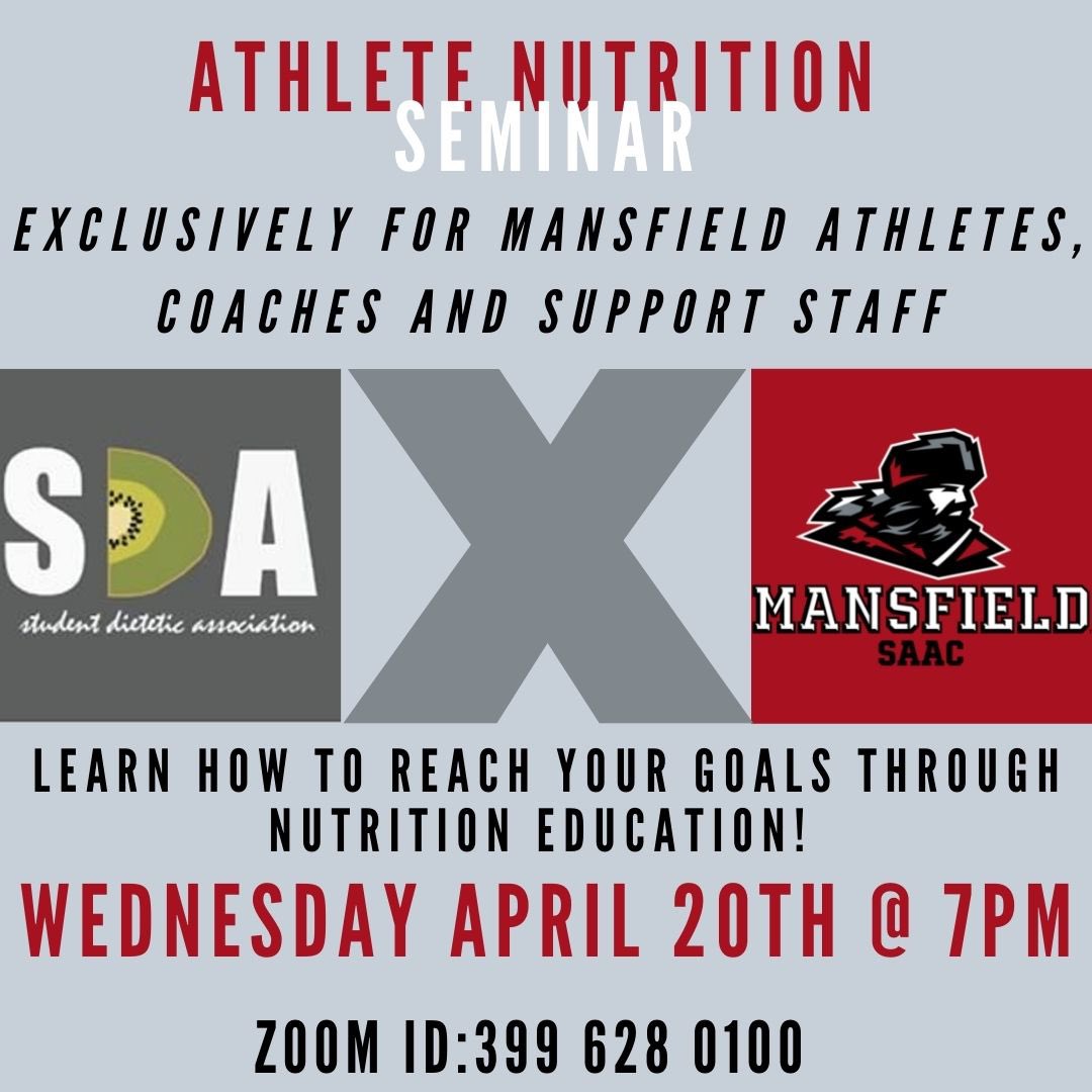 Join us tomorrow evening to learn more about your nutritional needs as an athlete!