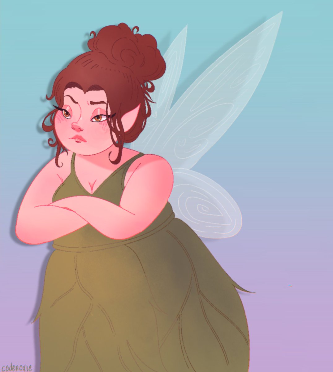 codenoxie's tweet photo. #faepril fairy mary! https://t.co/3ZxmXCtoON
