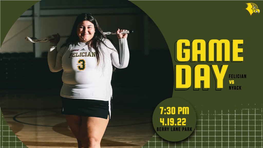 .<a href="/FelicianLax/">Felician Womens Lax</a> makes short trip to Jersey City to take on Nyack College tonight at 7:30 at Berry Lane Park

Live Stats felicianathletics.com/sports/wlax/20…
Live Video caccnetwork.com/nyack/?bfplayv…