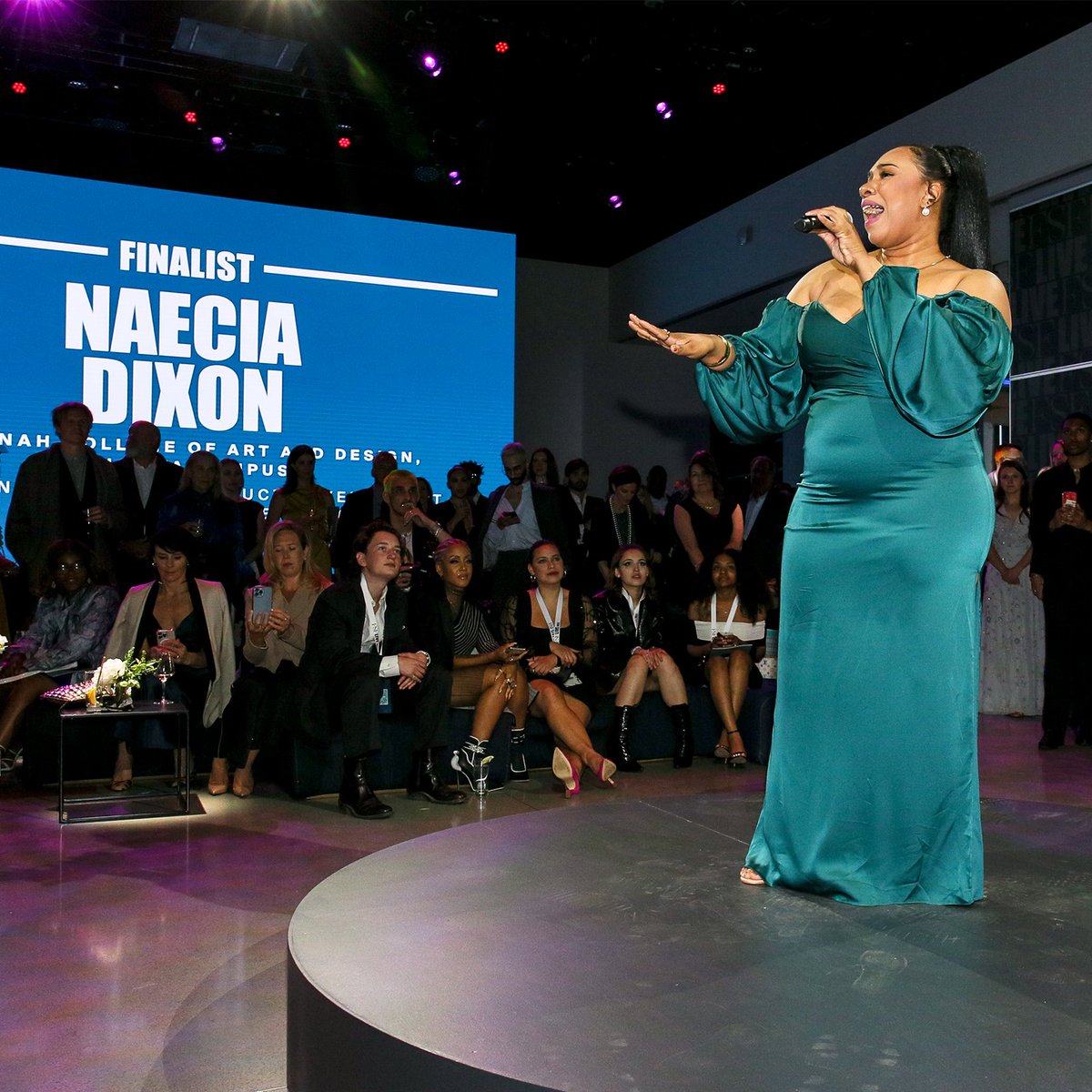 fsf1937's tweet photo. At last week's #FSFLive Gala, our 2022 Top Four Finalists—Emily Becker, Naecia Dixon, Eliezer Eisenman, and Ifechi Ilozor—took the spotlight to share what fashion meant to them, the things they are inspired by, and more. https://t.co/rGDNZX4Z3r
