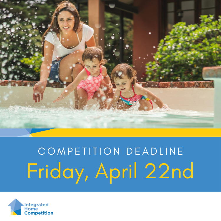 IntHomeComp's tweet image. Last chance to submit your awesome connected/smart products to the 2022 Integrated Home Competition! Submissions due this Friday, April 22 at integratedhome.org/enter-now/