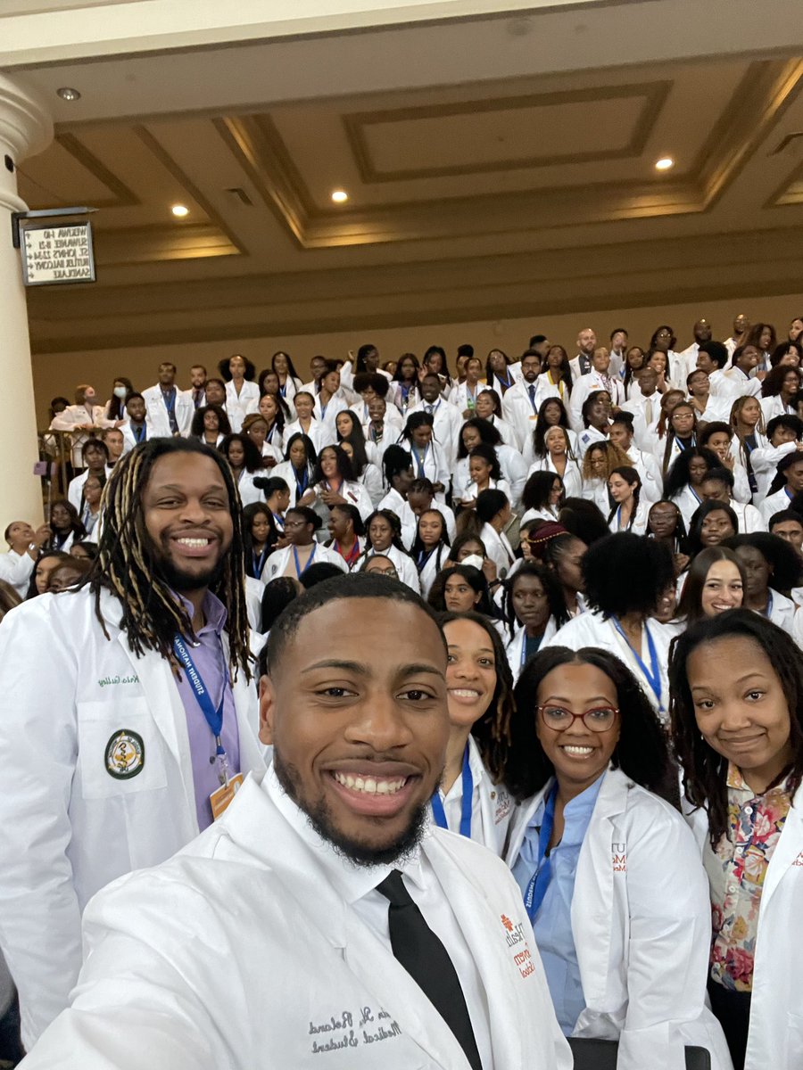 BelindaBusogi's tweet photo. #AMEC2022 was the best one yet!🎊 Thank you,@SNMA. This weekend was enlightening; seeing @Texas_BHPO brings me full circle remembering going as a pre-med student and now attending as a medical student for @McGovernMed. I'm very grateful for all of the support so far!#AAMEC #SNMA https://t.co/xVDciH7yKK