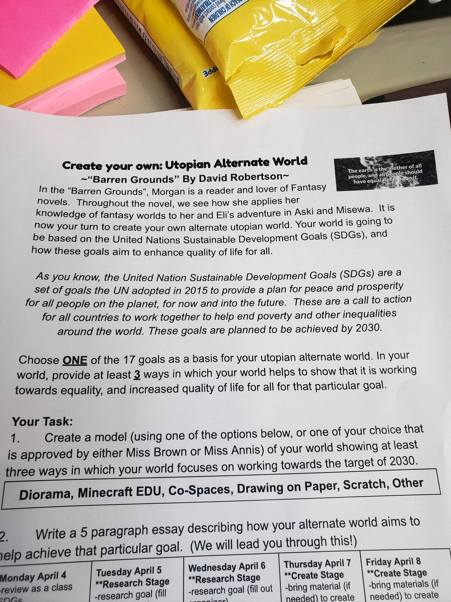 socialjusticete's tweet photo. Critical thinking and creativity @DavidRobertson # Barren Grounds. #identitytext #studentvoice @katrinabtvdsb @AshleyOaksPS @fnmitvdsb https://t.co/L3WS5RrjNi