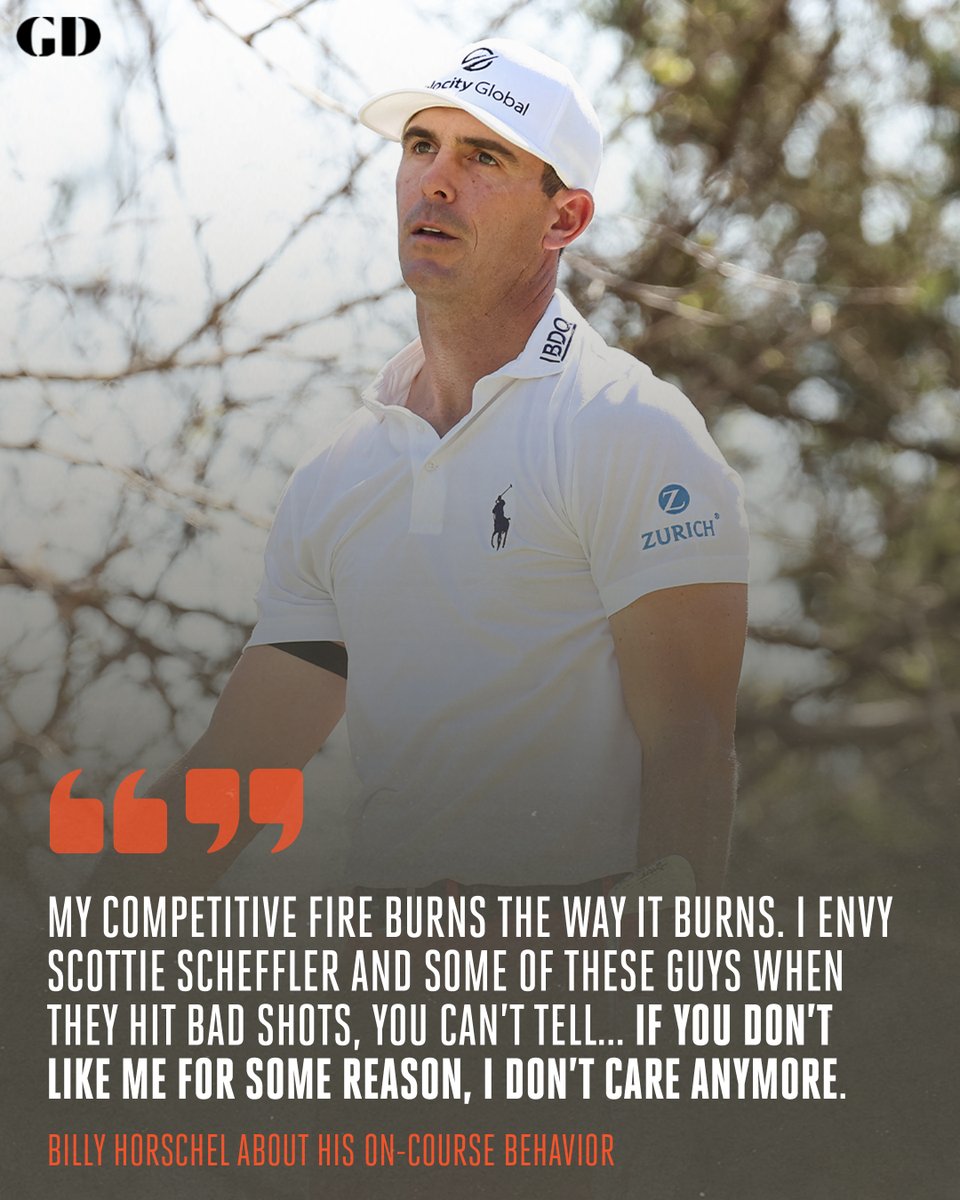 Don't expect <a href="/BillyHo_Golf/">Billy Horschel</a> to change anytime soon. 👀