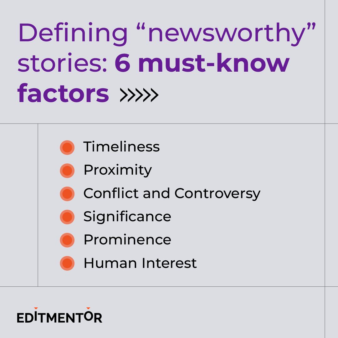 EditMentor's tweet photo. Journalists use six factors to determine if a story is โnewsworthy.โ โฌ
#broadcast #broadcasting #broadcasting #broadcastjournalism #news #newsstory #broadcastjournalist #livebroadcast #broadcasts #journalist #journalistlife #journalism #journalismlife #editing #EditMentor https://t.co/hPnAL4oHTo