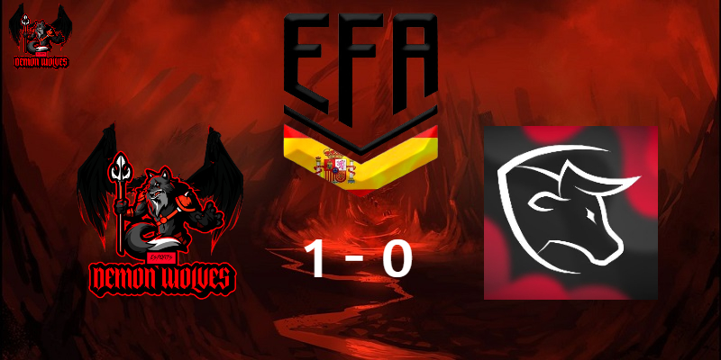🏁 VICTORIA PARA LOS LOBOS  1 - 0 !! 
 SEGUNDA VICTORIA  EN @efaPSNspain
⚽️<a href="/Gonzalo4919/">Gonzalo4919</a>
 Nuestro capitan Gonzalo sigue con su buena racha !
 Muy buen partido <a href="/BEGAesports/">BEGA eSports</a> 🤝
 #demonwolves #fearthewolf