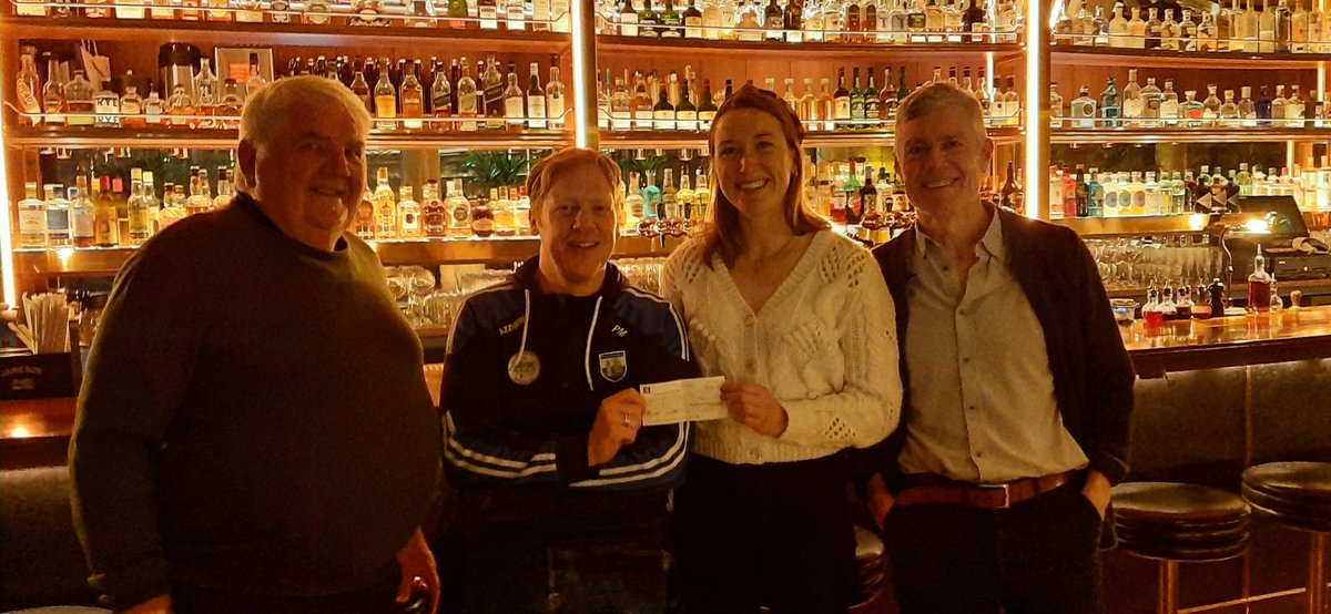 Deise in Dublin is delighted to provide financial support to our Ladies Footballers as they prepare for the up and coming Munster championship. Pictured are members of our committee presenting a cheque to Karen McGrath senior captain this week in Dublin.